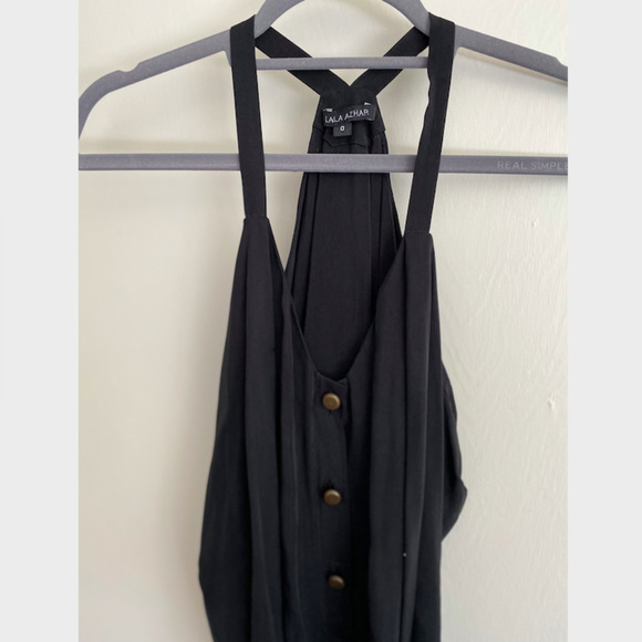 LAILA AZHAR Draped Romper - Picture 3 of 6